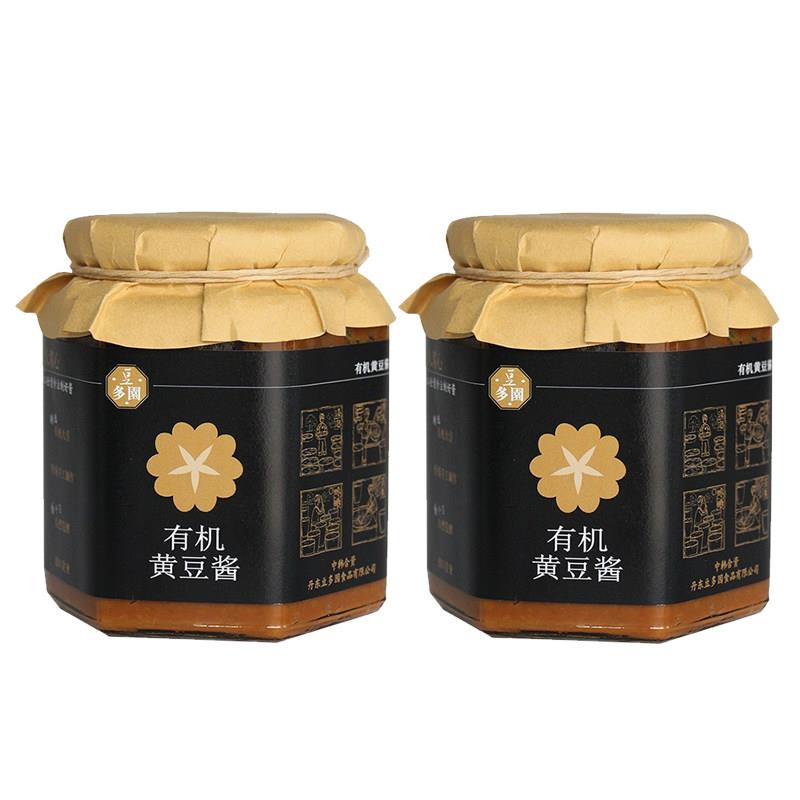 豆多园有机黄豆酱 300g/瓶韩式大酱无麸质味道醇厚酱香气