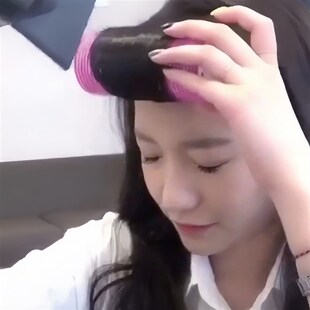 八字刘海卷发筒定型打理神器卷刘海发筒法式蓬松超大号自粘刘海卷