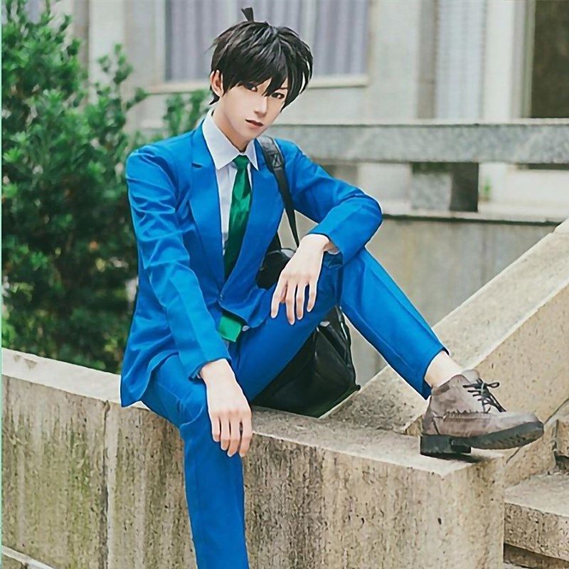 名侦探柯南cos服工藤新一