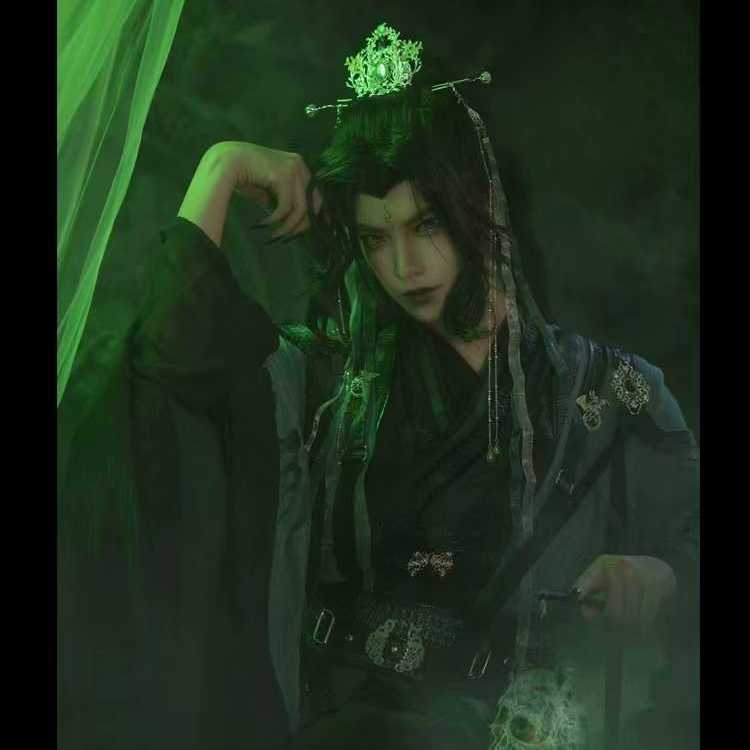 恶业碧水- 天官衍生服装 戚容COS 绿公子