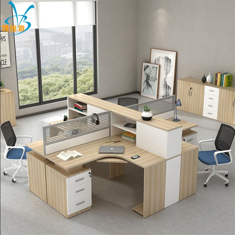 办公家具屏风办公桌组合职员桌财务电脑桌现代简约工位员工办公桌