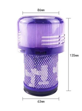 适配戴+森D+yson V12 Detect Slim 轻量版吸尘器滤网滤芯配件