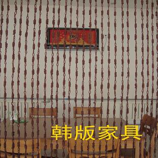 草编线帘挂帘门帘挂隔断玄关加密珠帘加粗玉米皮帘子草帘子田园