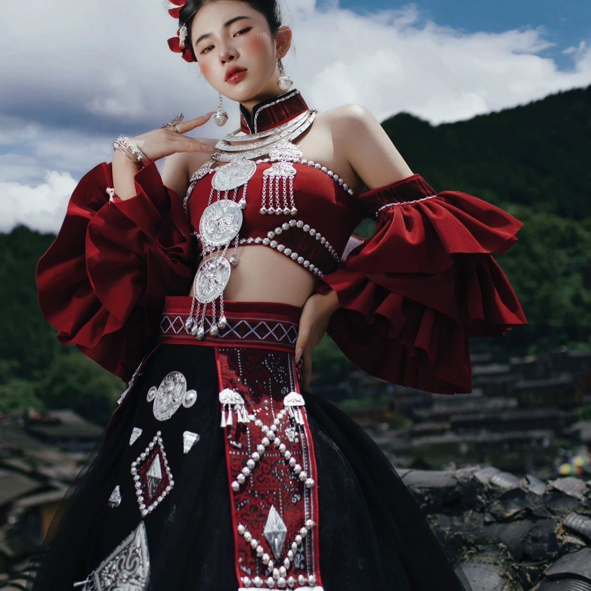 新款苗族土家族旅拍少数民族服饰