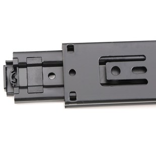 东泰DTC阻尼抽屉轨道三节轨加厚 橱柜缓冲三节静音导轨滑轨