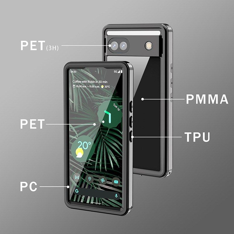 红辣椒适用谷歌pixel 7A防水壳户外谷歌6A潜水游泳防摔保护套全包