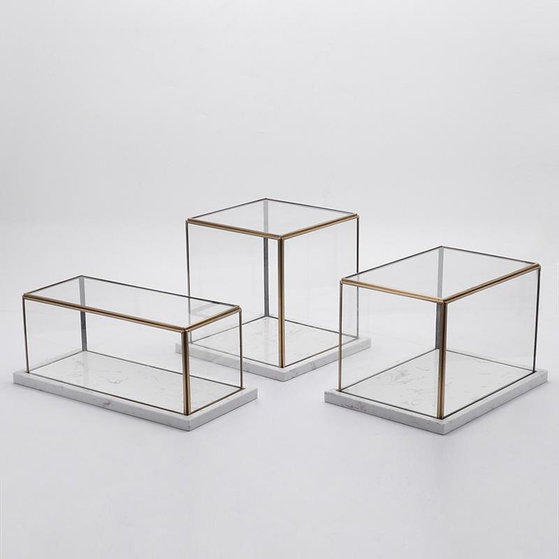 创意玻璃罩装饰品工艺礼品摆饰外框展示架客厅桌面软装饰品客厅展