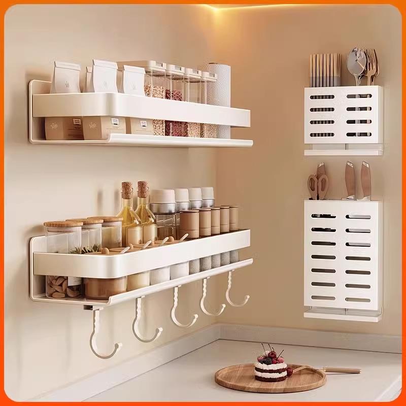 德国厨房置物架不锈钢调味料品罐收纳架子墙上多功能壁挂式调料架