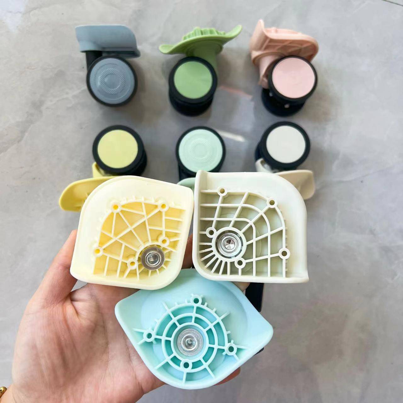 彩色行李箱轮子替换拉链款大号旅行箱皮箱小号静音耐磨万向轮配件