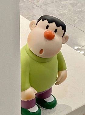 呆萌可爱歪头胖虎模型潮玩创意桌面摆件客厅电视柜玄关酒柜装饰品