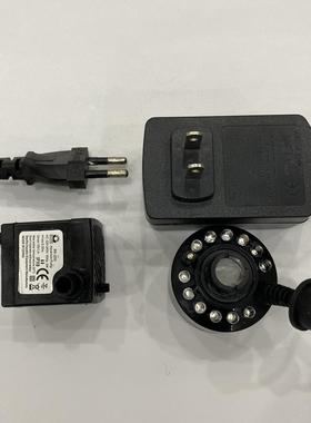 假山流水造景造雾器加湿雾化器鱼缸潜水泵循环水系抽水泵水景配件