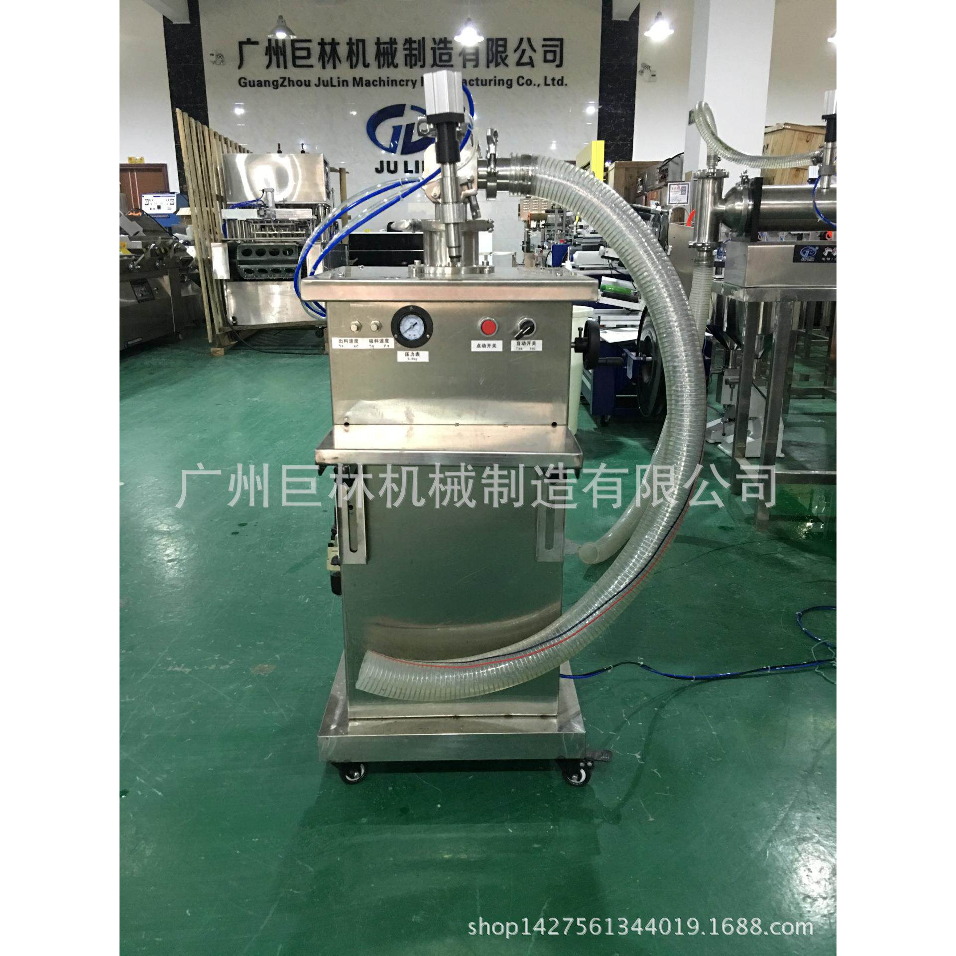 半自动灌装机 酸奶膏霜膏体立式自吸灌装机 洗衣液体灌装机