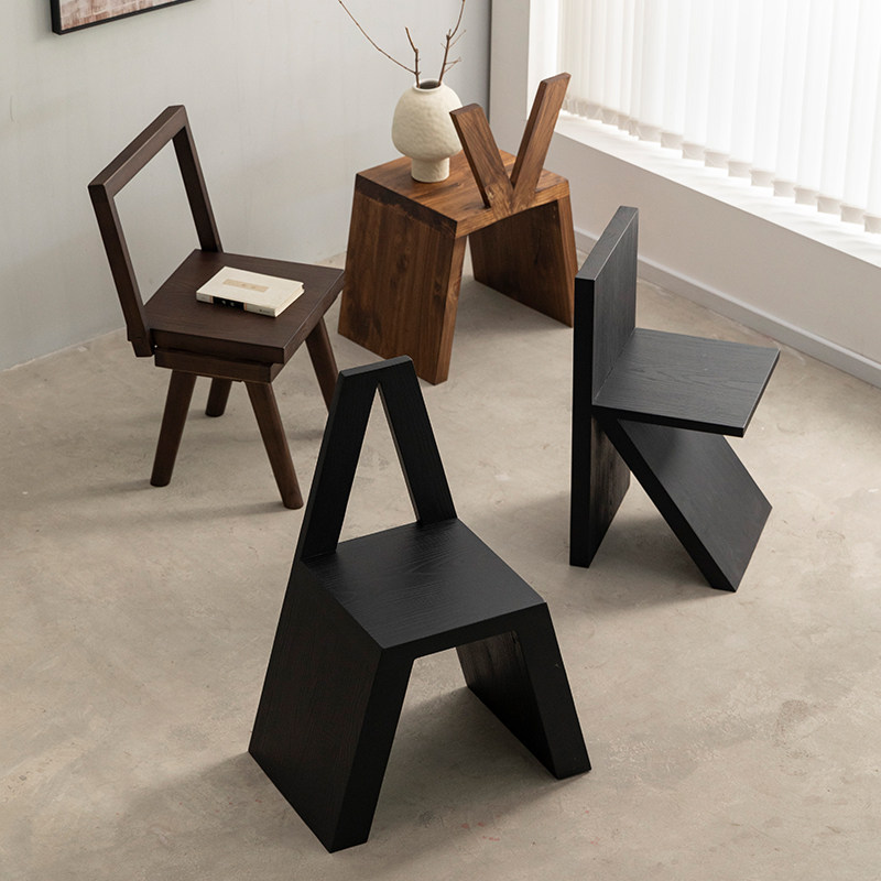 悠义实木靠背椅家用餐椅阳台休闲折叠椅入户换鞋凳茶室泡茶单人椅,住宅家具,餐椅,淘宝优惠券,粉丝福利购,淘宝优惠卷