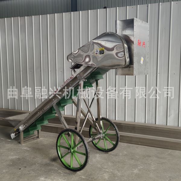 不锈钢仰角打茬机 清香工艺斜坡式打茬机拌料机 地面自走式翻茬机
