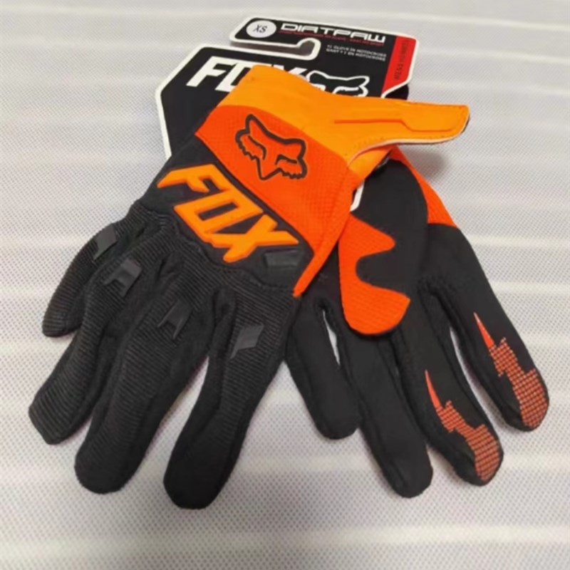 摩托车狐狸骑行手套越野手套骑行装备全指手套透气山地摩托车
