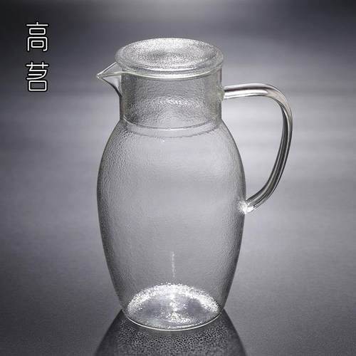 创意日式冷水壶密封大容量凉白开水瓶韩式冷藏耐热玻璃防爆凉水壶