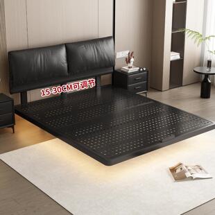 铁艺悬浮床2025新款大象耳朵加粗加厚铁架床小户型1米5悬空双人床