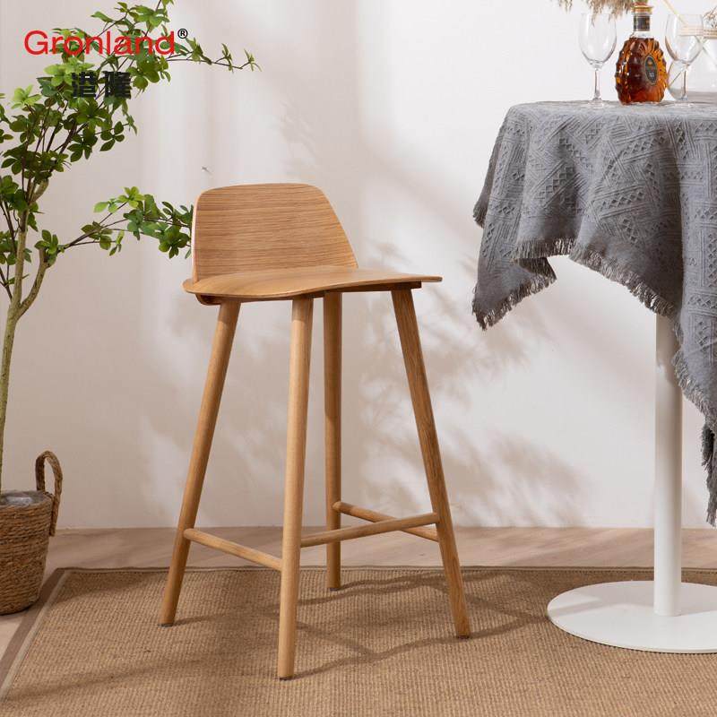 北欧设计师实木吧凳现代简约高脚凳创意网红咖啡厅奶茶店高凳子,商业/办公家具,酒吧凳,淘宝优惠券,粉丝福利购,淘宝优惠卷