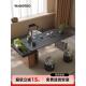 实木岩板茶台茶桌现代简约客厅阳台办公室茶室新中式 喝茶桌椅组合