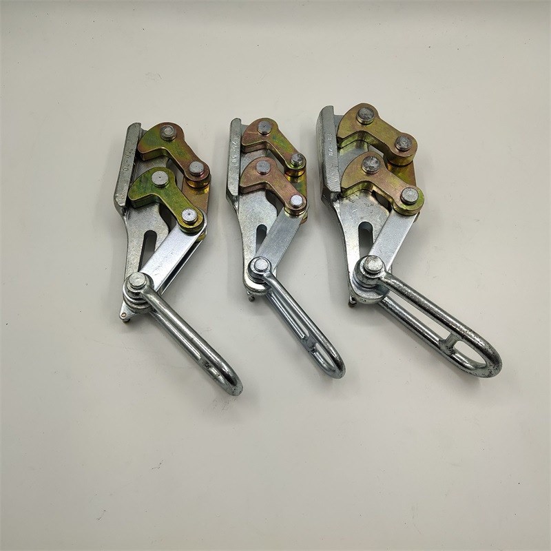 卡线器铝镁合金卡线器电缆绝缘导线卡线夹钢丝绳卡线器电施工卡头