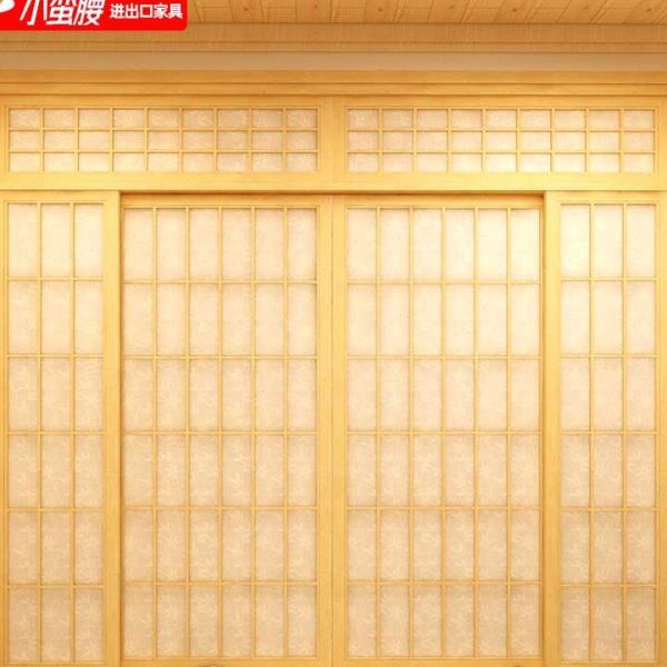 K8日式格子门榻榻米衣柜障子门实木移门隔断和室门木质门日式推拉