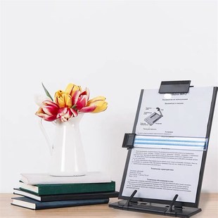 785文稿架银行电脑书架打字架学生用读书架阅读架可调节办公用品