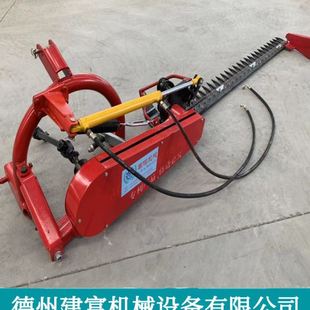 稻草收割机 建富机械往复式 割草机 四轮车带 液压牧草割草机