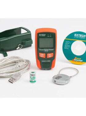 美国EXTECH 温湿度记录仪RHT20 仓库储存室冷冻室运输温湿度监控