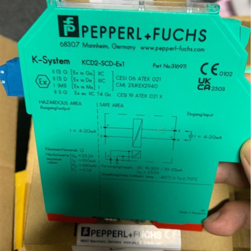 倍加福/P+F 安全栅 KCD2-STC-EX1 KCD2-SCD-EX1