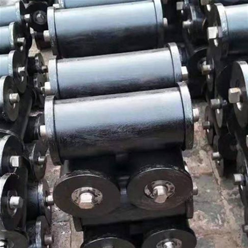 多型号铸钢地滚  煤矿输送用钢丝绳托辊 井下提升用地滚钢轮