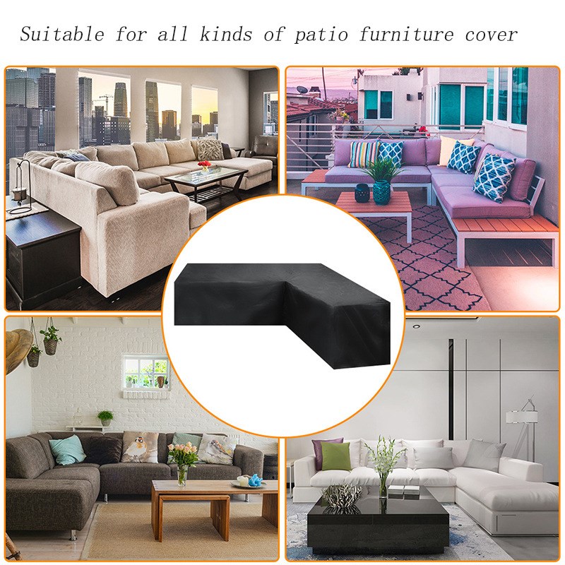 210D牛津布  户外花园家具罩 户外家具罩V型转角沙发罩