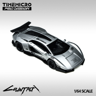 TimeMicro×PSC车舍1:64兰博基尼康塔什马年限定红限量版合金车模