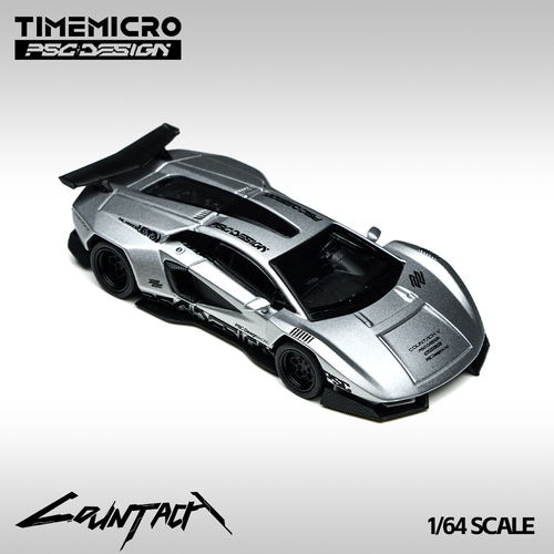 TimeMicro×PSC车舍1:64兰博基尼康塔什马年限定红限量版合金车模