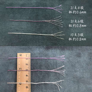 秋娘手染线段染晕染纯棉手工diy棉线刺子绣拼布渐变国风刺绣线