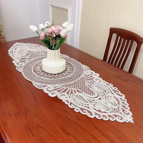 厂家桌旗轻奢高端法式复古蕾丝茶几餐桌桌垫电视柜五斗柜盖布