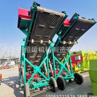 自动升降窖池取草机 牛场羊场电动铲草车 小型青贮取料机