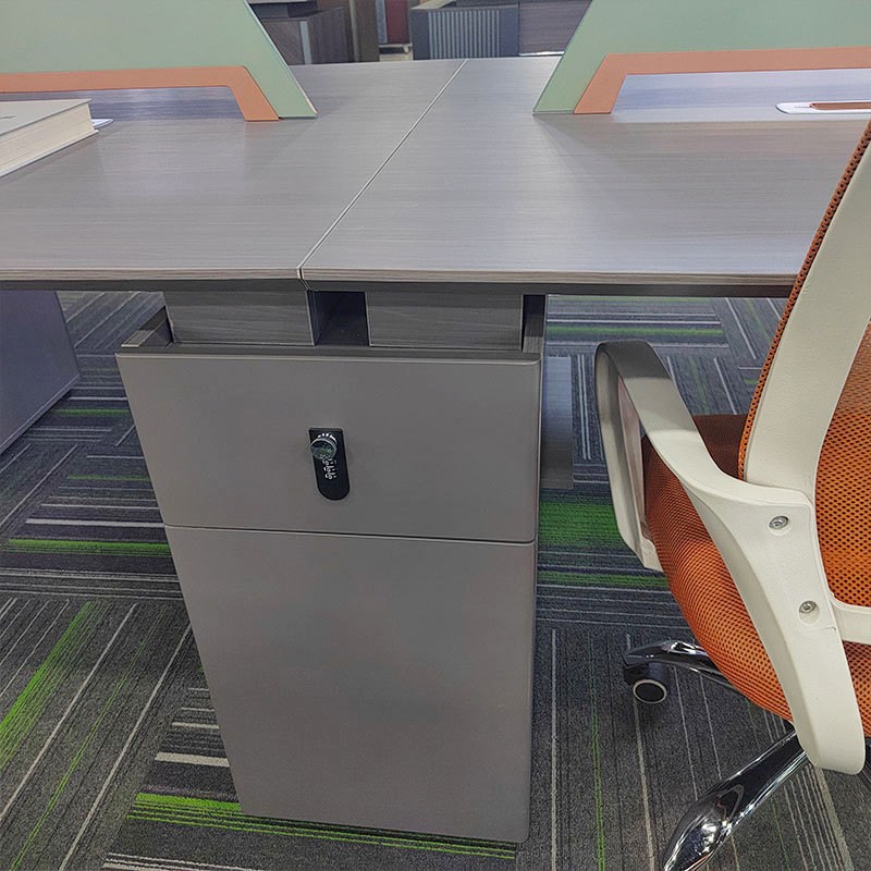 时尚办公工位桌组合木质 办公室 财务室销售部设计部简约工位桌