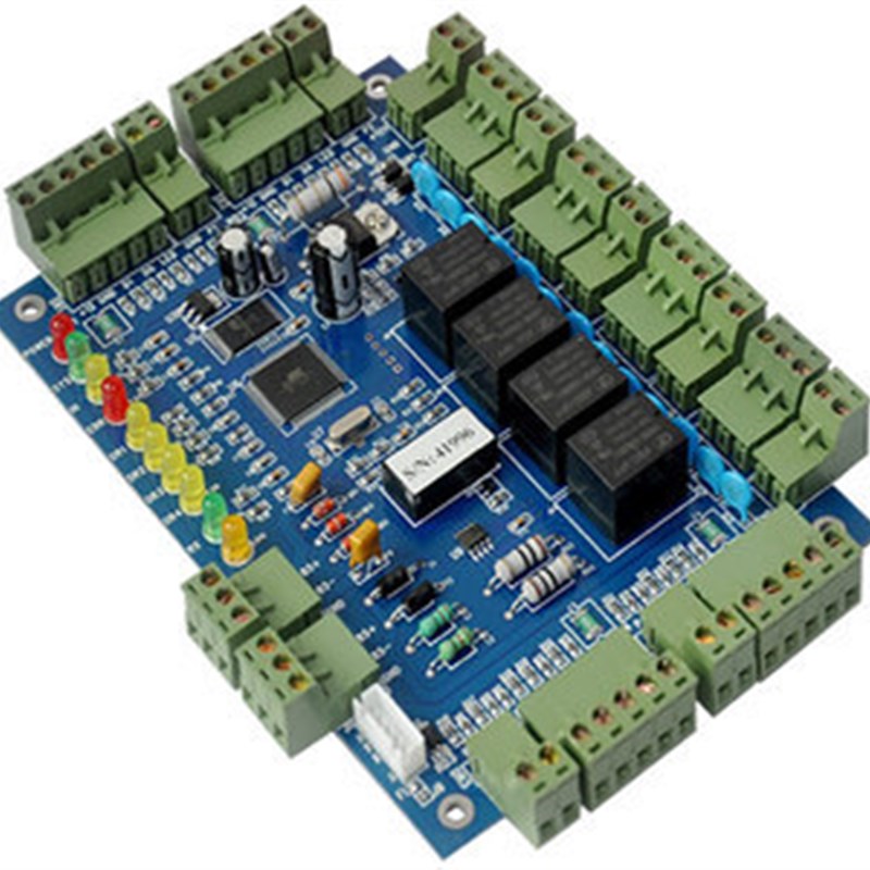 TCP联网门禁控制器单双四门支持手机APP开门支持考勤互锁密码功能