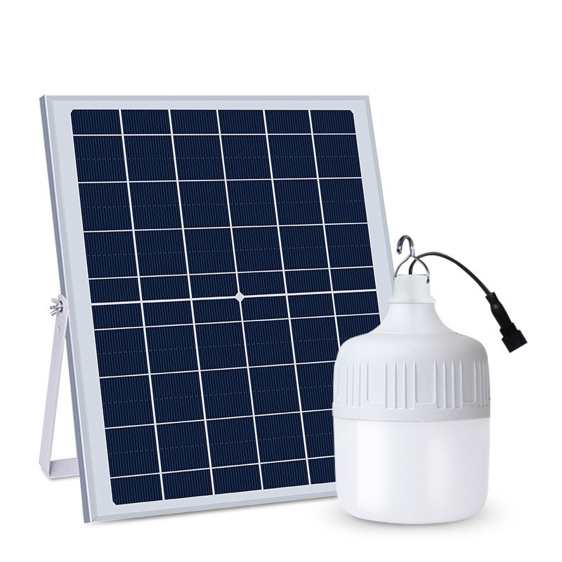 新太阳能室内照明灯家用户外庭院灯超亮防水分体式灯泡