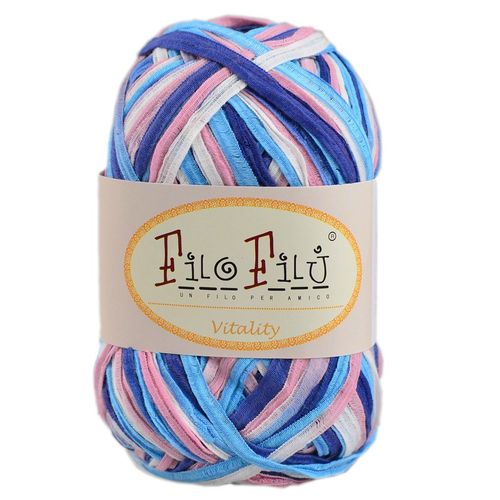 filofilu春夏冰条羊毛线混纺花式纱手工编织用段染钩针线毛线