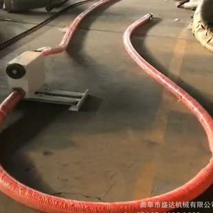 化气力输送机 相电农用粮食装 车输送机 无尘式 绞龙软管吸粮机