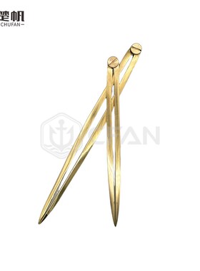 371012精制铜划规 170mm 200mm船用海图两脚规作业大分规划线