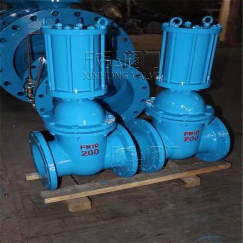 Z741T-16液控法兰闸阀 Z745W-10P电磁-液动双速常闭闸阀 欣弘阀门