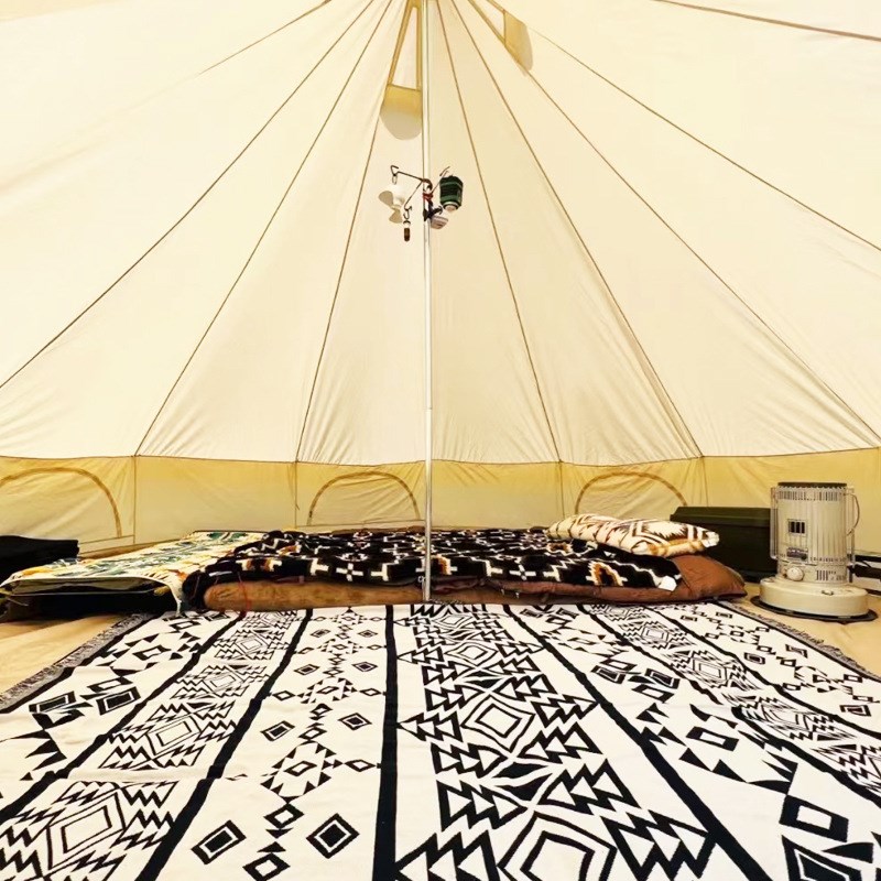 双人户外蒙古包帐篷户外防晒天幕野营过夜露营加厚帐全套