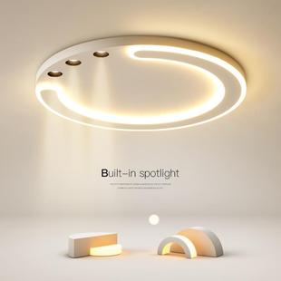 燈具 光創意led主臥室燈簡約現代吸頂燈客廳燈餐廳房間2024新款