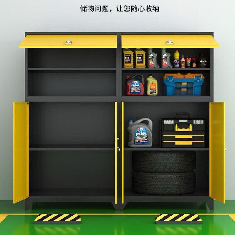 车库储物柜地库防潮重型工具柜车位储物收纳私人储存箱渔具收纳柜