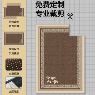 高级感入户门地垫防滑耐脏客厅地毯家用可裁剪大门口垫子玄关脚垫