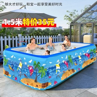 充气泳池要儿宝宝儿童室内游泳池家用大型香户外戏水池游泳圈气囊