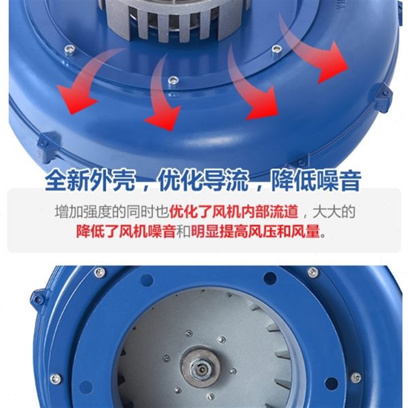 YN547小型锅炉引风机耐高温离心风机工业抽风排W风厨房柴火灶台
