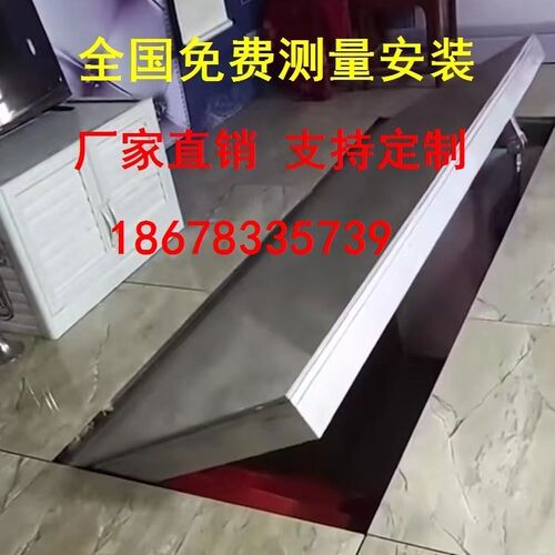 电动隐藏门定做翻盖门室内隐藏门C不锈钢隐藏门地下室隐藏门防潮
